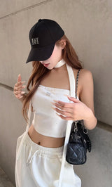 モデル：158cm（着用サイズ：FREE　着用カラー：WHT）