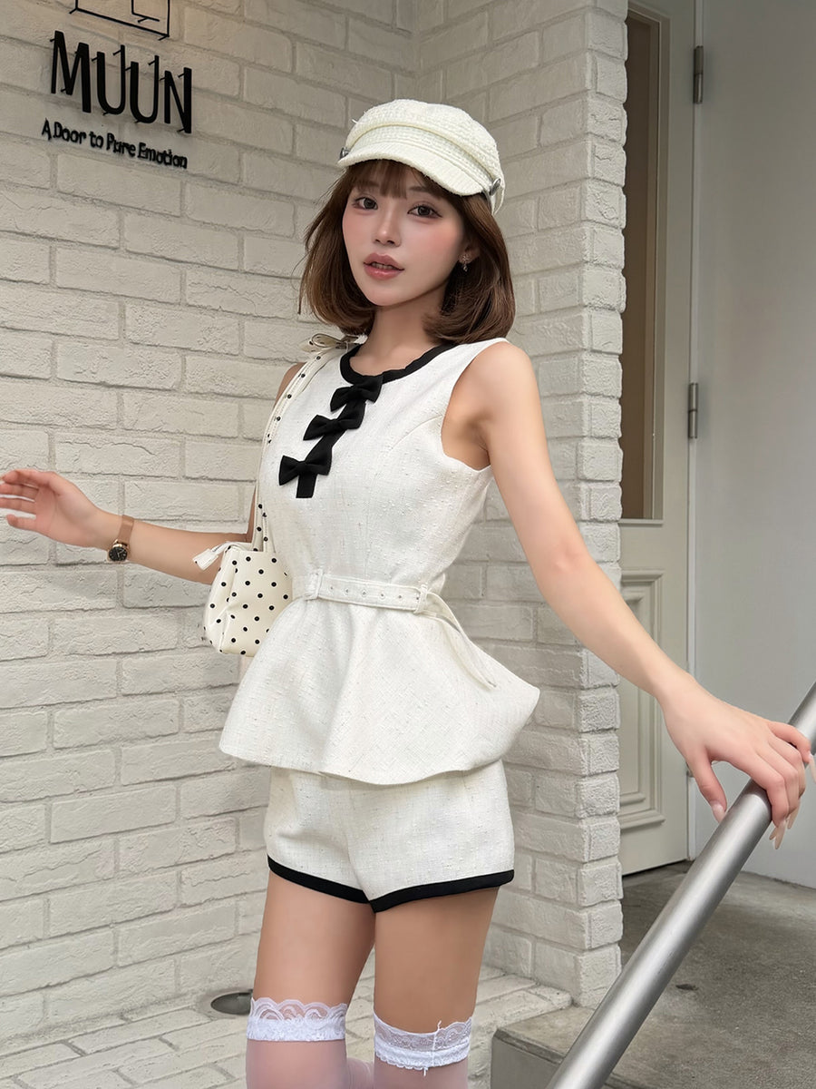 モデル：158cm（着用サイズ：FREE　着用カラー：WHT）