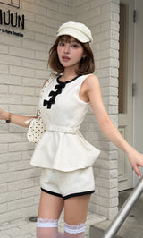 モデル：158cm（着用サイズ：FREE　着用カラー：WHT）