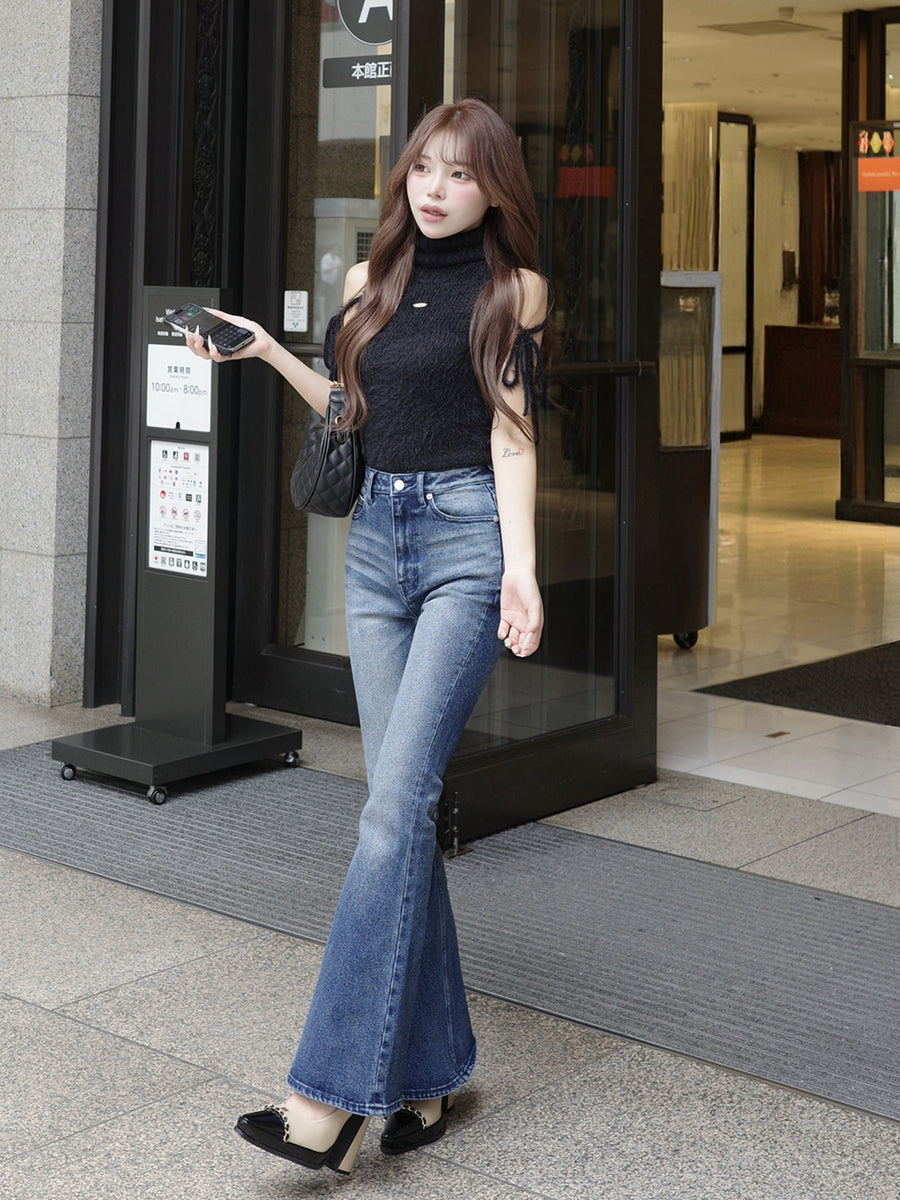 モデル：158cm（着用サイズ：FREE　着用カラー：BLK）