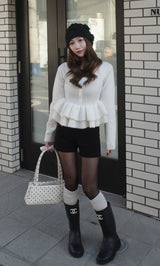 モデル：156cm（着用サイズ：FREE　着用カラー：WHT）