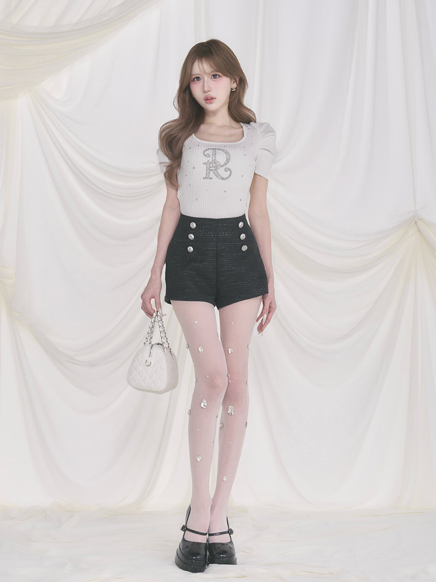 モデル：165cm（着用サイズ：S　着用カラー：BLK）
