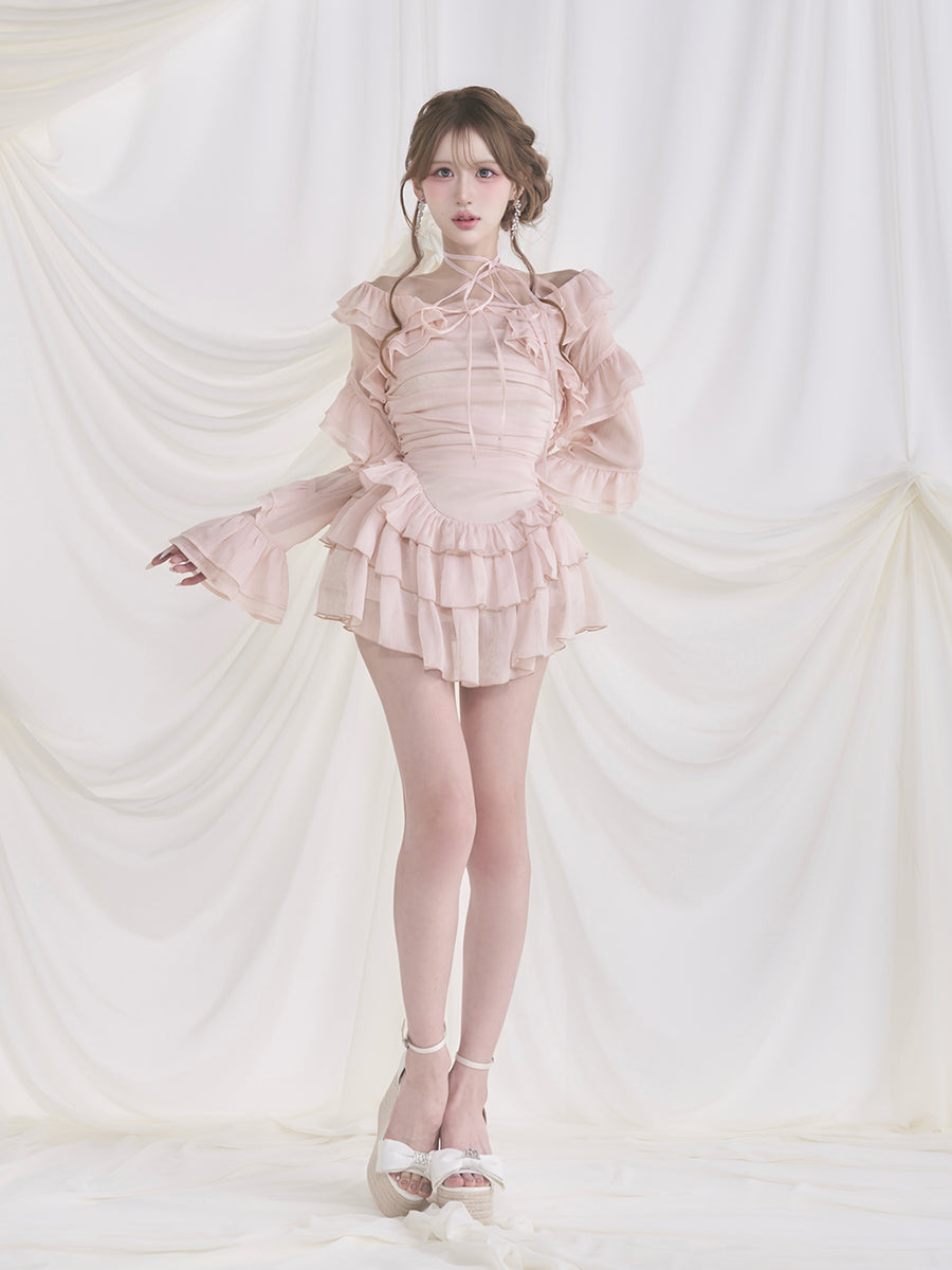 モデル：165cm（着用サイズ：FREE　着用カラー：PNK）