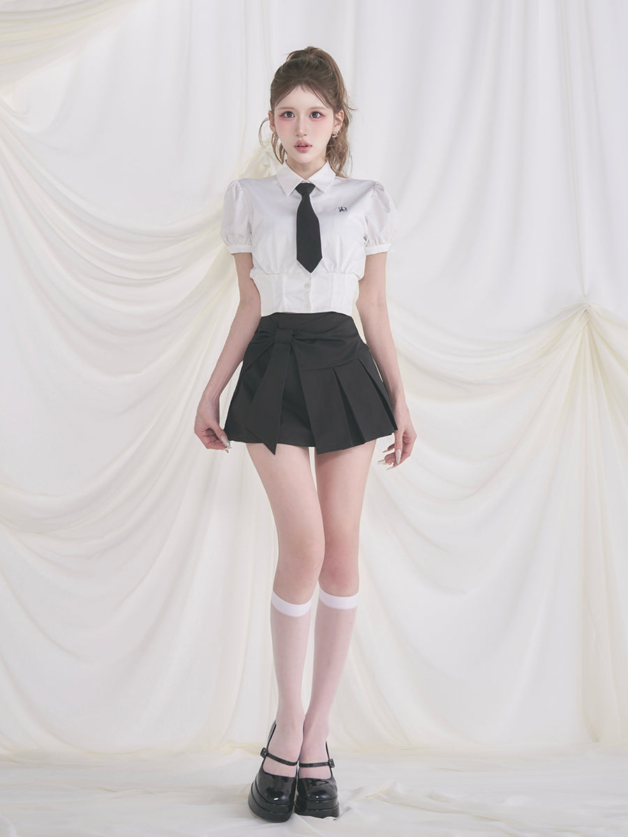 モデル：165cm（着用サイズ：S　着用カラー：BLK）
