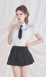 モデル：165cm（着用サイズ：FREE　着用カラー：WHT）
