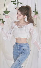 モデル：165cm（着用サイズ：FREE　着用カラー：WHT）