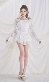 モデル：165cm（着用サイズ：FREE　着用カラー：WHT）