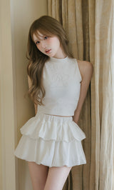 モデル：165cm（着用サイズ：FREE　着用カラー：WHT）