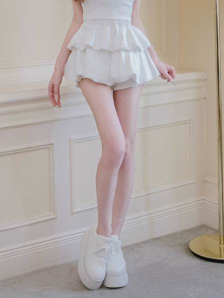 Double Balloon Bijou Miniskirt