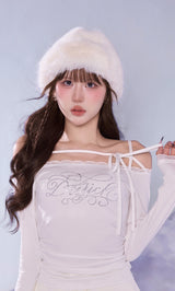 モデル：165cm（着用サイズ：FREE　着用カラー：WHT）