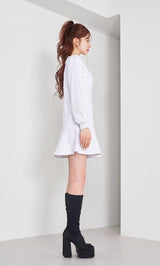モデル：165cm（着用サイズ：FREE　着用カラー：GRY）
