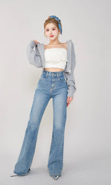 モデル：165cm（着用サイズ：FREE　着用カラー：WHT）