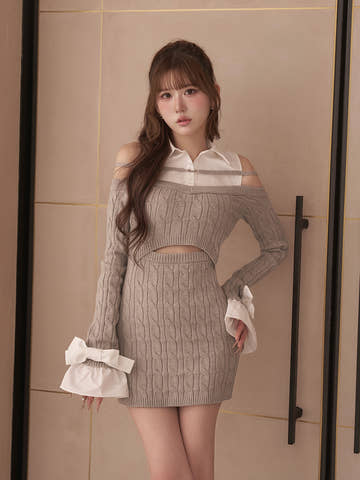 モデル：165cm（着用サイズ：FREE　着用カラー：GRY）