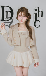 d.i.a.♡美品セット デザインバイカラーテーラードセットアップ – Darich