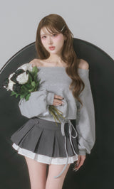 モデル：165cm（着用サイズ：FREE　着用カラー：GRY）