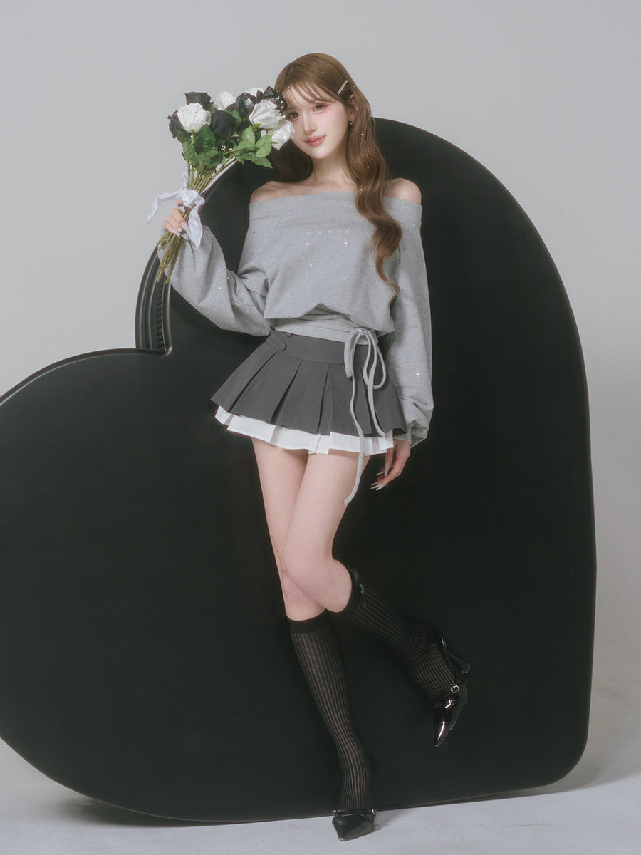 モデル：165cm（着用サイズ：FREE　着用カラー：GRY）