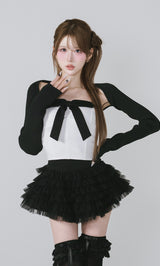 モデル：165cm（着用サイズ：FREE　着用カラー：WHT）