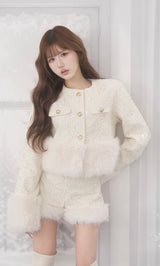 モデル：165cm（着用サイズ：S　着用カラー：WHT）