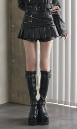 モデル：165cm（着用サイズ：S　着用カラー：BLK）