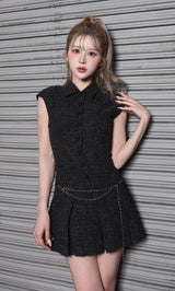 モデル：165cm（着用サイズ：FREE　着用カラー：BLK）