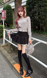 モデル：164cm（着用サイズ：S　着用カラー：BLK）