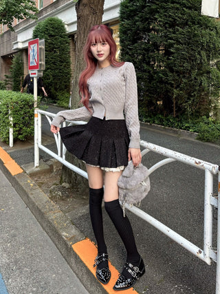 モデル：164cm（着用サイズ：S　着用カラー：BLK）