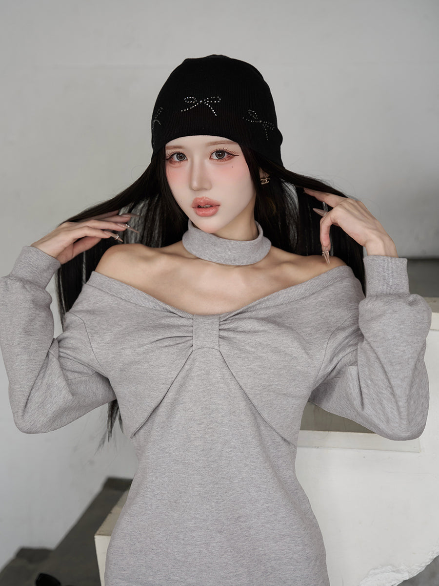 モデル：165cm（着用サイズ：FREE　着用カラー：GRY）