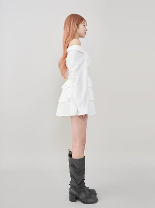 モデル：165cm（着用サイズ：FREE　着用カラー：WHT）