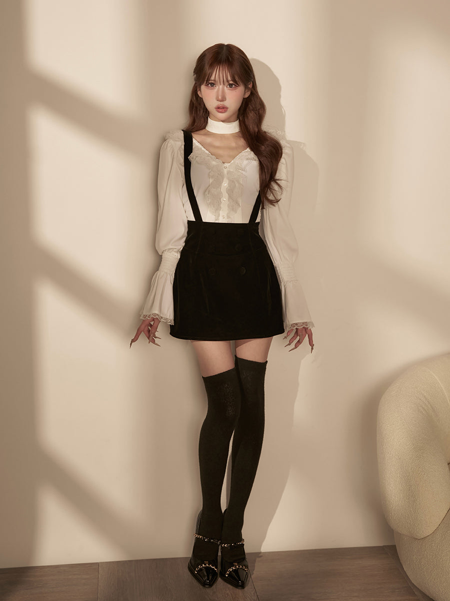 モデル：165cm（着用サイズ：S　着用カラー：BLK）