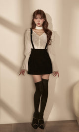 モデル：165cm（着用サイズ：S　着用カラー：BLK）