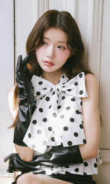 モデル：164cm（着用サイズ：FREE　着用カラー：DOT）