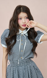モデル：164cm（着用サイズ：FREE　着用カラー：BLK）