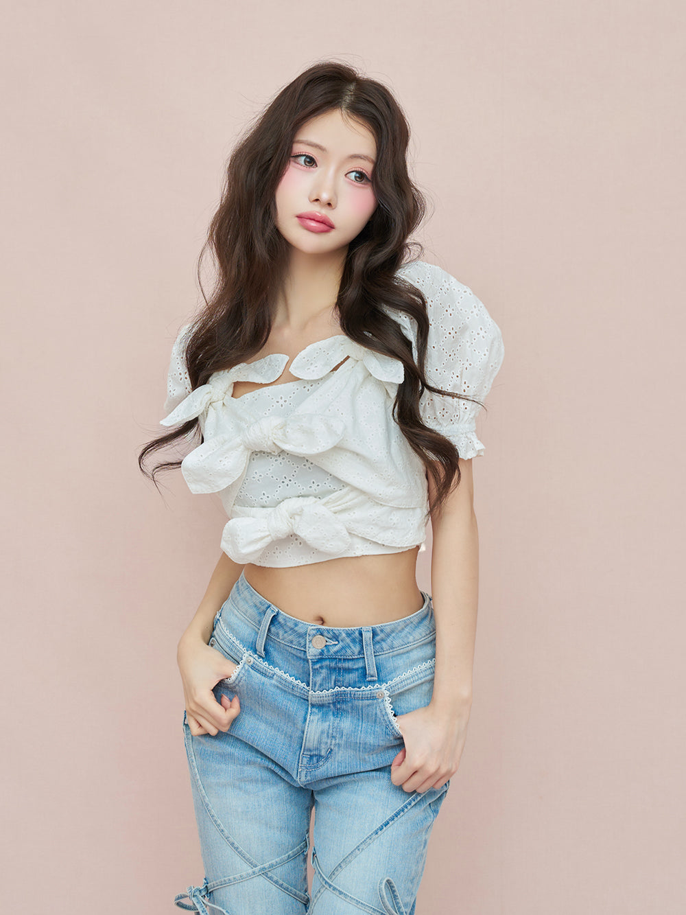 Darich ビックカラーブラウス WHITE ビックカラーブラウス