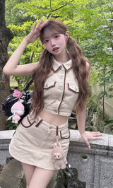 モデル：158cm（着用サイズ：S　着用カラー：BEG）