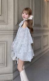 モデル：158cm（着用サイズ：FREE　着用カラー：SAX）