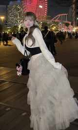 モデル：158cm（着用サイズ：FREE　着用カラー：WHT）