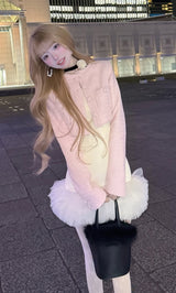 モデル：158cm（着用サイズ：FREE　着用カラー：PNK）