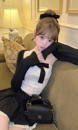 モデル：158cm（着用サイズ：FREE　着用カラー：WHT）