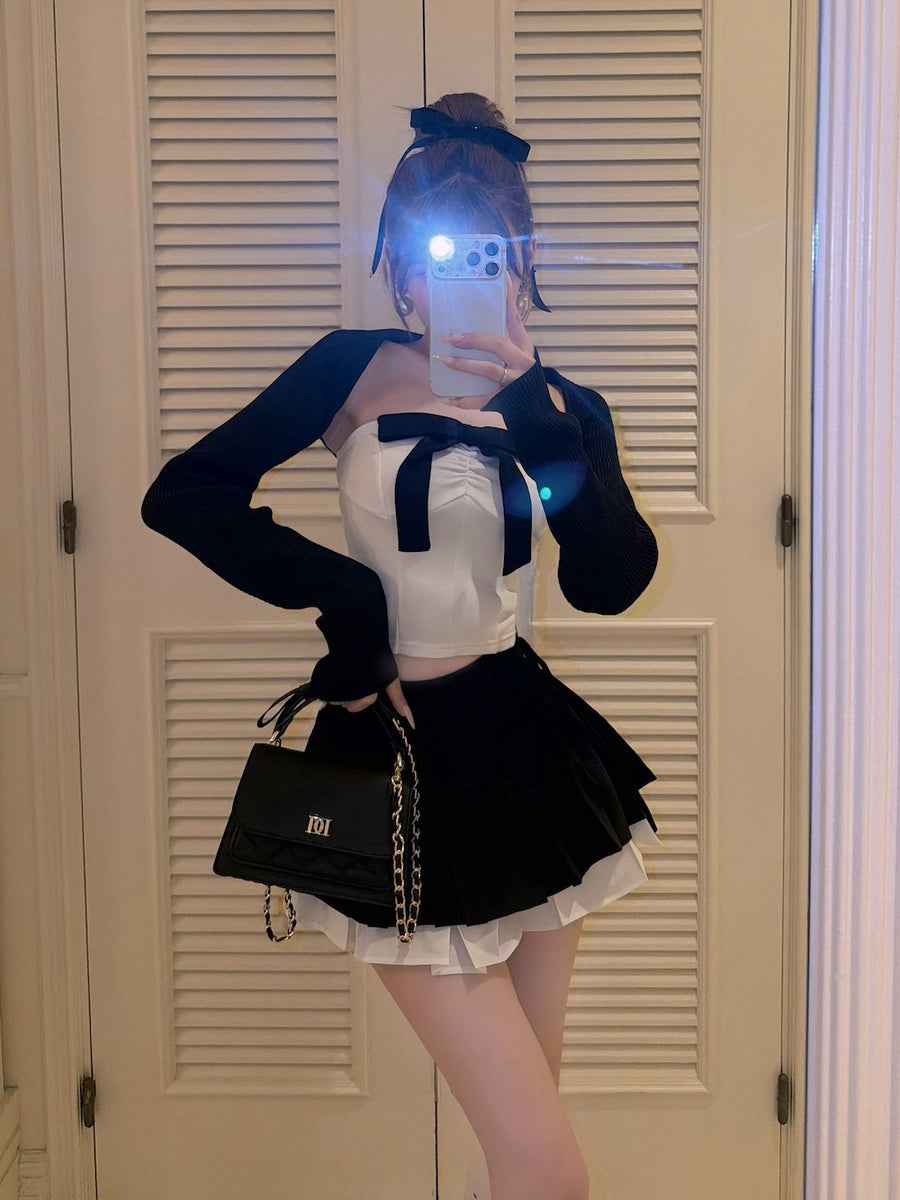 モデル：158cm（着用サイズ：FREE　着用カラー：WHT）