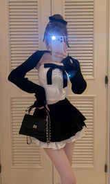 モデル：158cm（着用サイズ：FREE　着用カラー：WHT）
