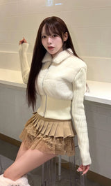 モデル：156cm（着用サイズ：S　着用カラー：BEG）