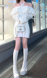 モデル：156cm（着用サイズ：FREE　着用カラー：IVO）