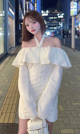 モデル：156cm（着用サイズ：FREE　着用カラー：IVO）