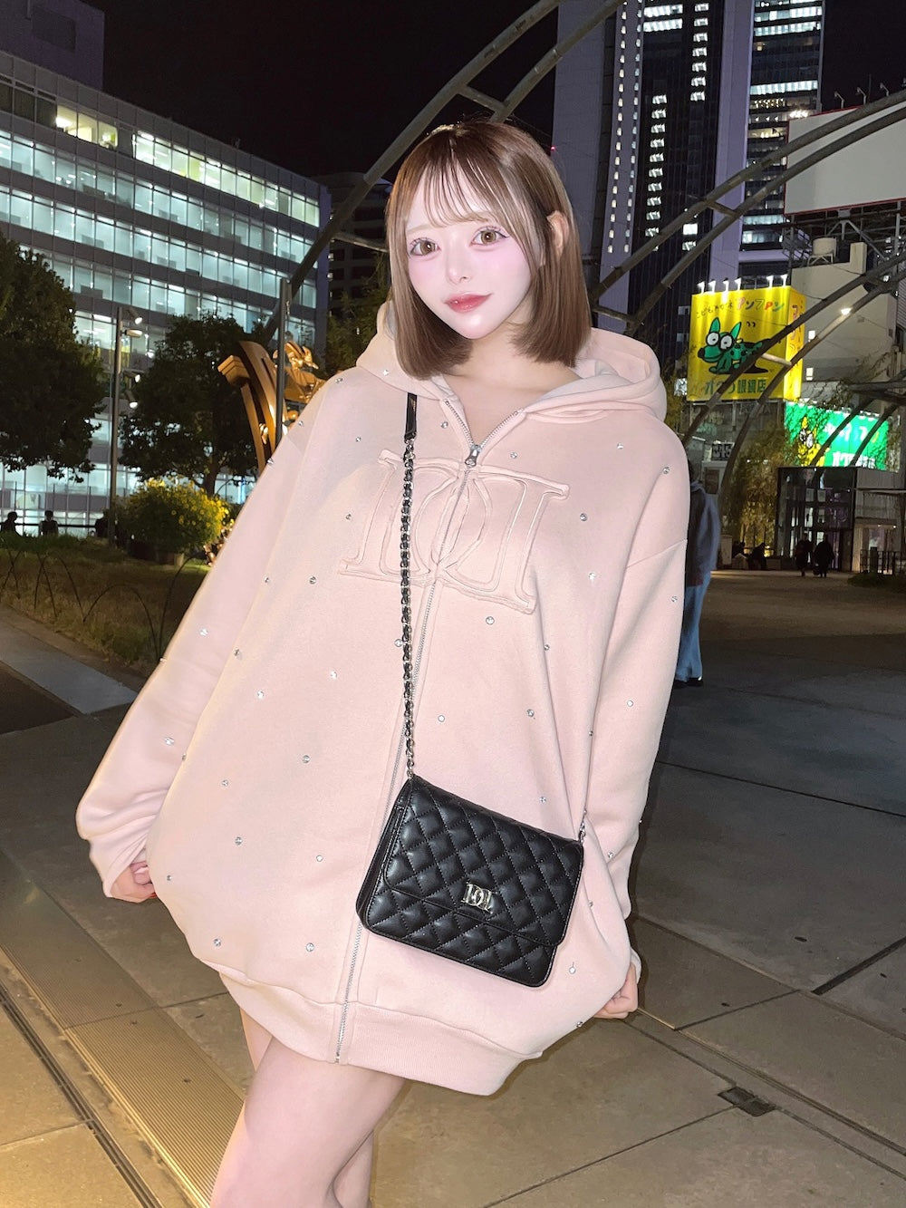 サイズ：FREE　カラー：BLK