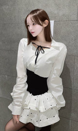 モデル：157cm（着用サイズ：FREE　着用カラー：WHT）