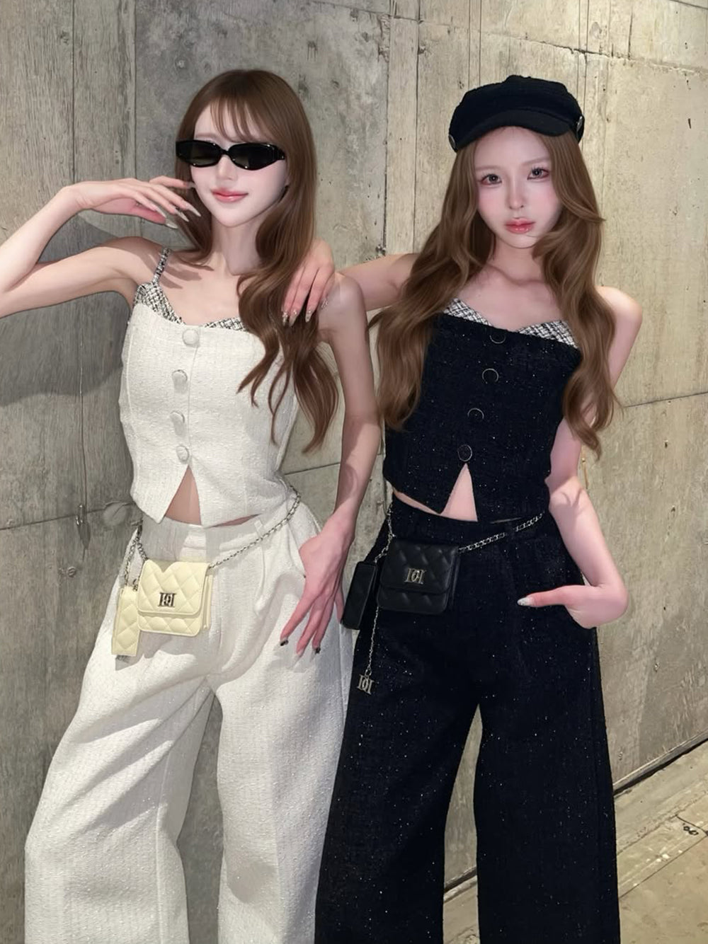 【BLK】163cm/S 【WHT】165cm/S