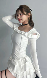 モデル：158cm（着用サイズ：FREE　着用カラー：WHT）