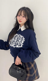 モデル：161cm（着用サイズ：FREE　着用カラー：NVY）