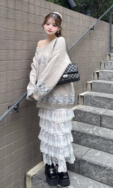 モデル：158cm（着用サイズ：FREE　着用カラー：GRY）