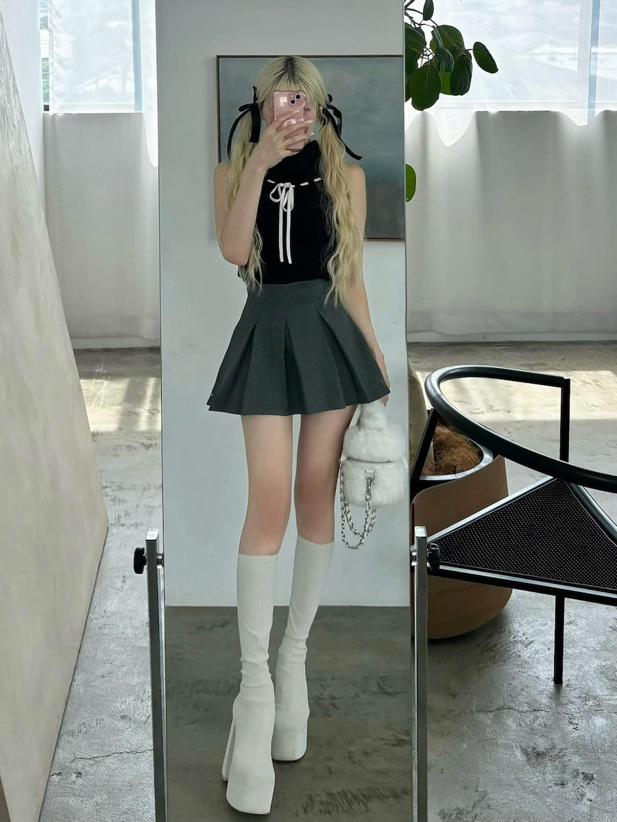 モデル：165cm（着用サイズ：S　着用カラー：GRY）